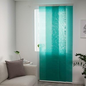 Ikea Schiebegardine Grun 60x300 Gardine Raumteiler Vorhang Flachenvorhang Halter Ebay Gardine Als Raumteiler