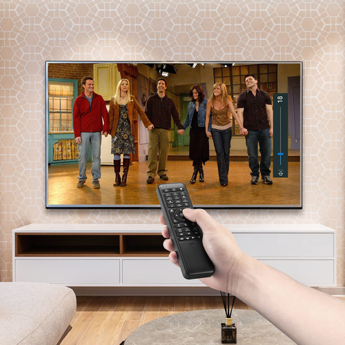 W10 GYRO Air TV Remote,Qwerty Keyboard Fly Mouse for Win 11/10, LED Backlit Keyb - Photo 3/9