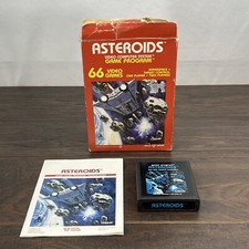 Asteroids (Atari 2600, 1981) CIB Complete In Box