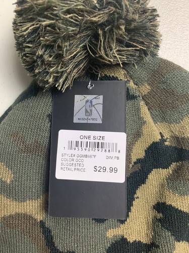 NBA ULTRA GAME Camo Portland Trail Blazers Salute to Service Knit Winter Hat - Picture 5 of 8