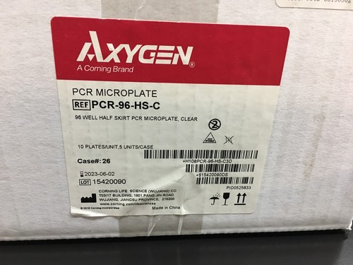 Corning Axygen REF PCR-96-HS-C PCR Microplate 96 Well 200uL Case - Picture 11 of 24