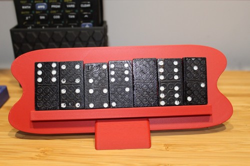 Handheld Domino Holder Tray Dominoes Display with detachable stand - Picture 8 of 15
