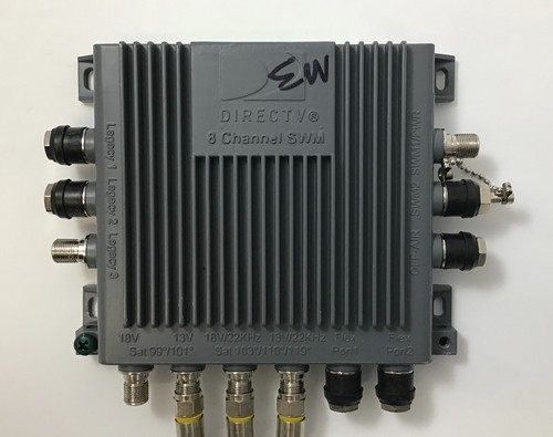 DirecTV SWM8R2-03 8-Channel Single Wire Multiswitch w/PI29R1-03 Power Inserter - Picture 2 of 6