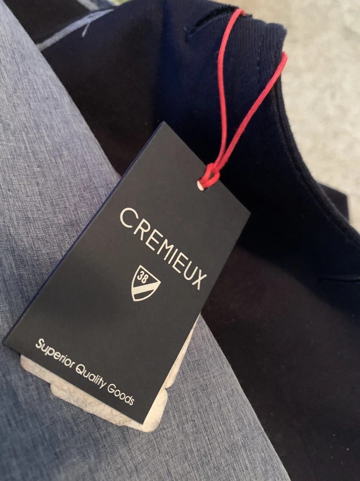 Blazer deportivo Daniel Cremieux de lino con solapa puntada azul marino talla M nuevo con etiquetas a $275 Foto 4 de 4