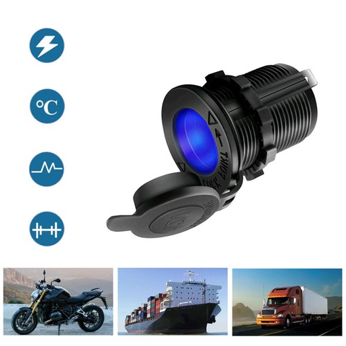 Waterproof Car Socket Motorcycle Boat Power Plug Outlet Automobile Accessories - Zdjęcie 8 z 15