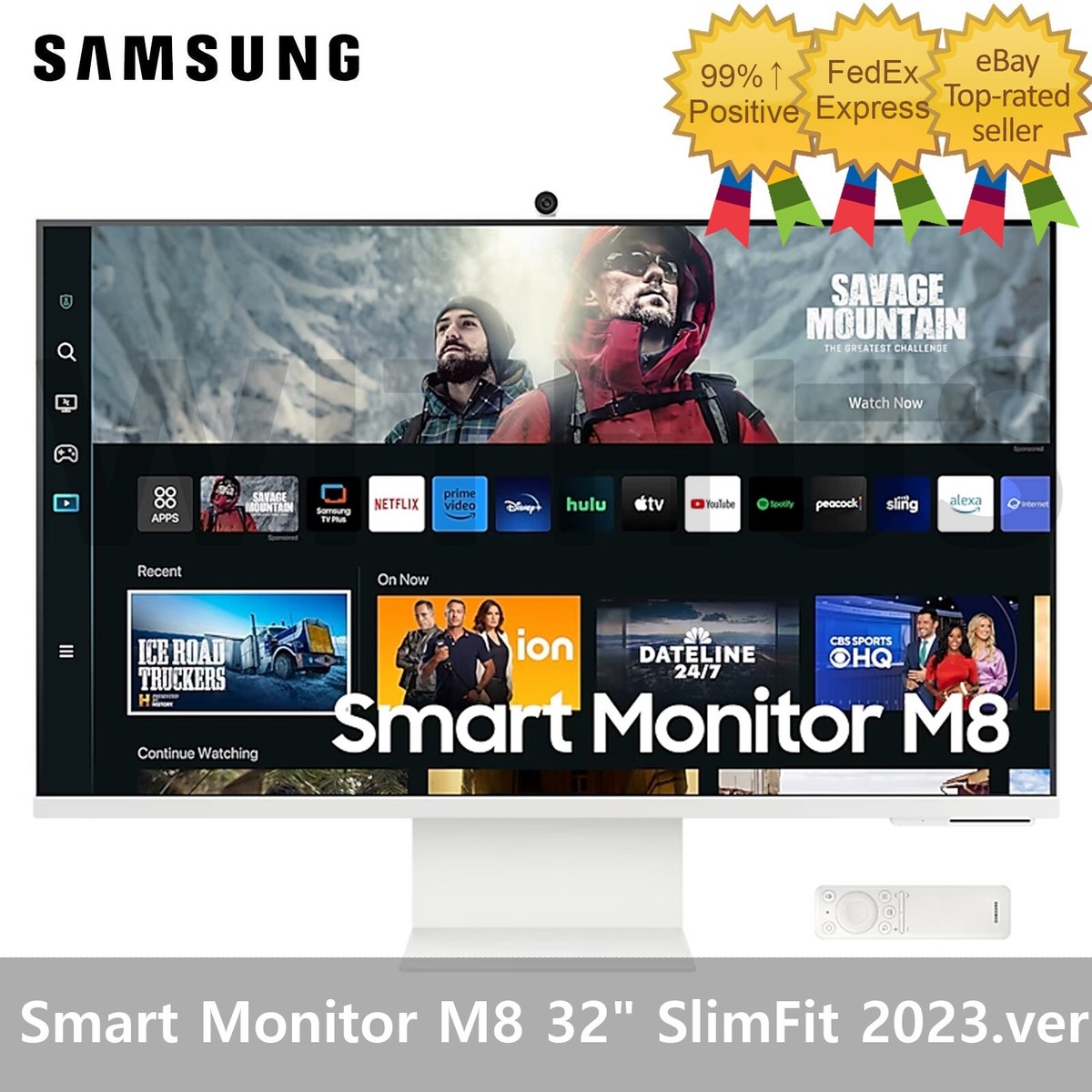 Samsung Smart Monitor M8ピンク 4K 32インチ Samsung Smart Monitor M8 4K - 32