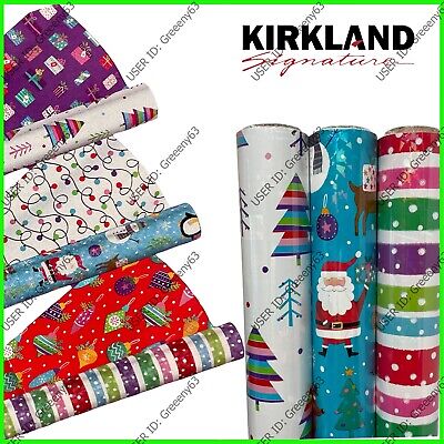 Double Sided Gift Wrapping Paper Roll - Merry Christmas Mistletoe