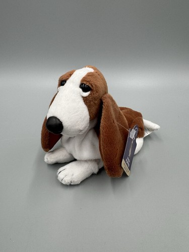 Applause Hush Puppies Bassett Hound Dog Special Edition Brown Bean Bag Plush 5”