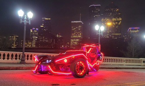 Tiras de doble fila de 48" de 4 pies 3 piezas color de ensueño persecución para luces de honda Polaris - Imagen 6 de 13