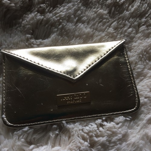 Authentic Jimmy Choo Parfums Card Holder 5x 3 Gold