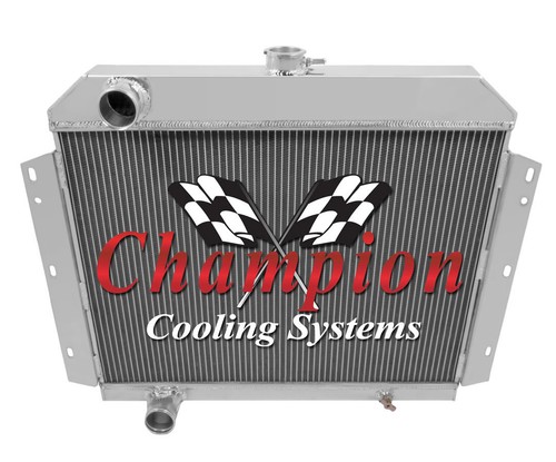 Radiador ER Champion 3 filas para motor International Scout V8 1966-1969 #CC6671 - Imagen 3 de 7