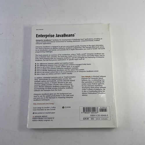 Enterprise JavaBeans : Developing Component Based Distributed Applications Book - Picture 6 of 8