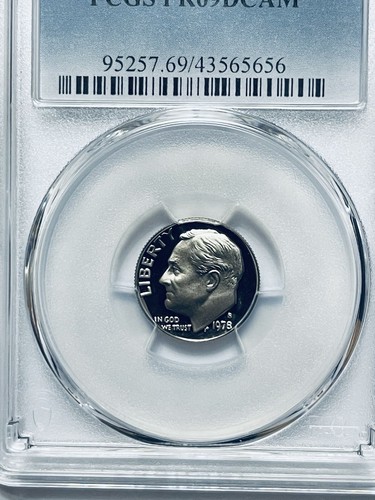 1978-S Roosevelt Dime PCGS PR69DCAM - Picture 3 of 12