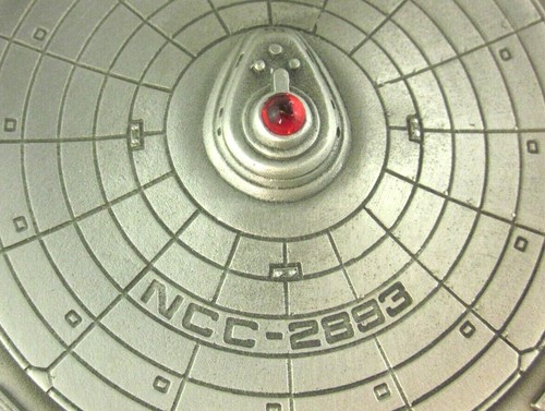 Franklin Mint Star Trek Pewter USS Stargazer NCC-2893 No Stand - Picture 8 of 8