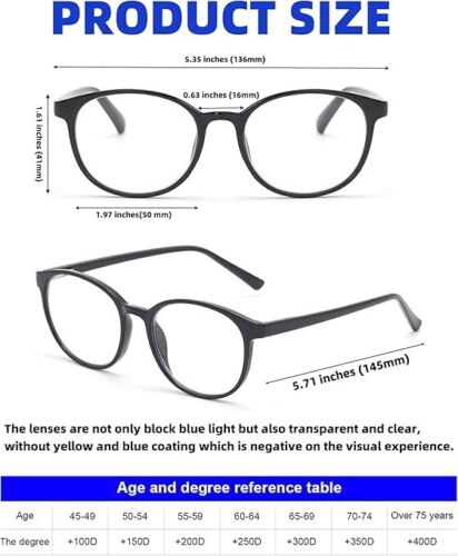 Reading glasses 4-Pack Multicolor Blue Light for Women +3.00 NIB - Picture 3 of 5