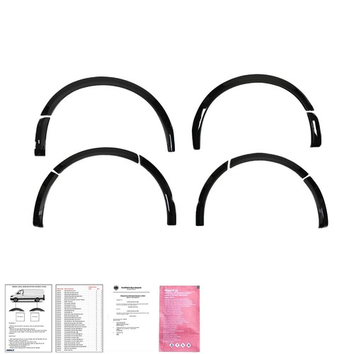Protector de paso de rueda molduras de rueda compatibles con VW Transporter T5 T5 1 2003 a 2015 - Imagen 8 de 11