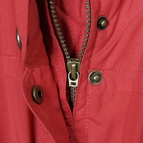 Vintage 90s Nordica Classics Damen dunkelrot Skijacke Outdoor Mantel rot Gr. 8 - Bild 9 von 12