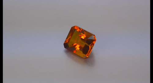 2,97 Ct sorprendente raro citrino di Madeira 100% naturale pietra preziosa sfusa dal Brasile - Video 1 di 1