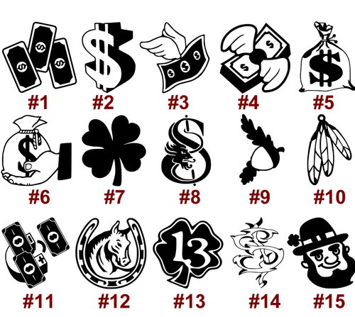 Money Catcher Vinyl Decal Sticker Car Window Bumper Laptop Lucky USA Seller - Picture 1 of 20