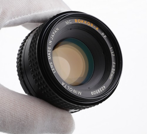 Tested Serviced Minolta MC 50mm f1.7Rokkor-X PF Lens very nice LOOK - Picture 4 of 15
