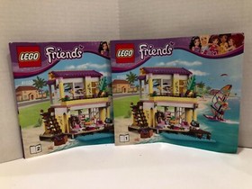 Lego Friends Stephanie’s Beach House, 41037, Complete Set with Manuals