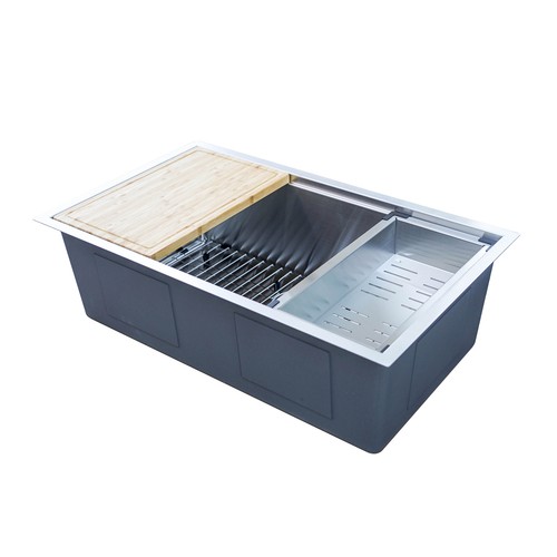 Fregadero de tazón individual para cocina BOANN UM3219-BN - 32 x 19 - NUEVO - Imagen 6 de 11