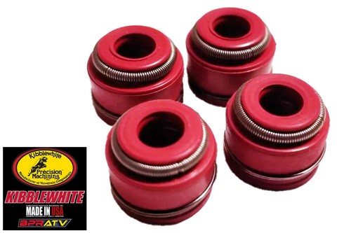 17-19 Kawasaki KX250F KX 250F OEM Head Fix Kibblewhite EXHAUST Valves RED Seals - Picture 6 of 24