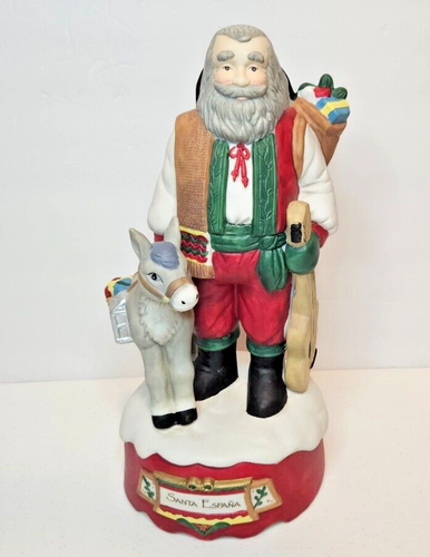 The Heritage Santa Collection ~ SANTA ESPANA ~ Spieluhr ~ spielt Feliz Navidad - Bild 2 von 16