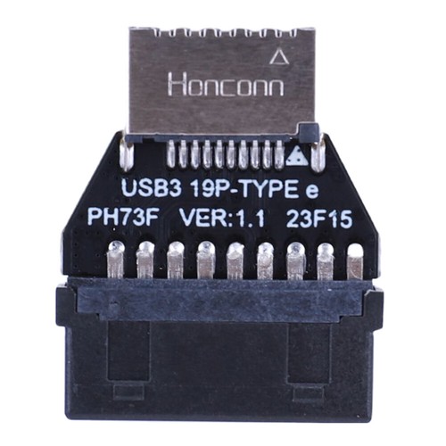 Useful USB C Header 90 Degree Adapter Type C Front Panel Header Mount Adapter - Bild 7 von 12