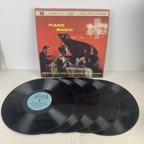 Pietro Dero | Piano Magic At Cocktail Time Stereo-Fidelity Vinyl 5 LP Box Set - Picture 1 of 20