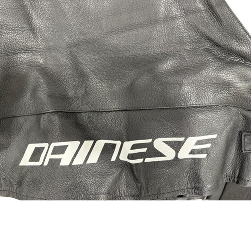 MotoGP Motorcycle Racing Leather Jacket Black/White Jacket Medium Size - Picture 5 of 8