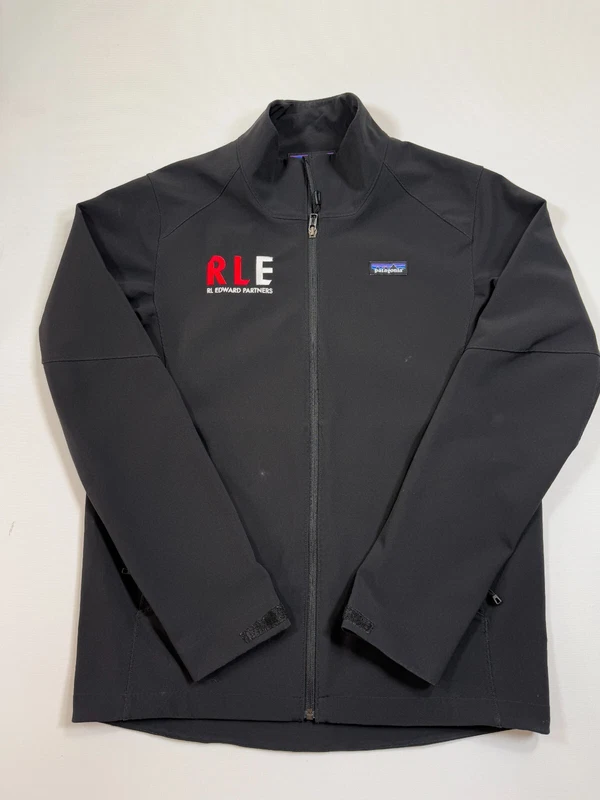 patagonia adze full zip softshell outdoors embroidered jacket