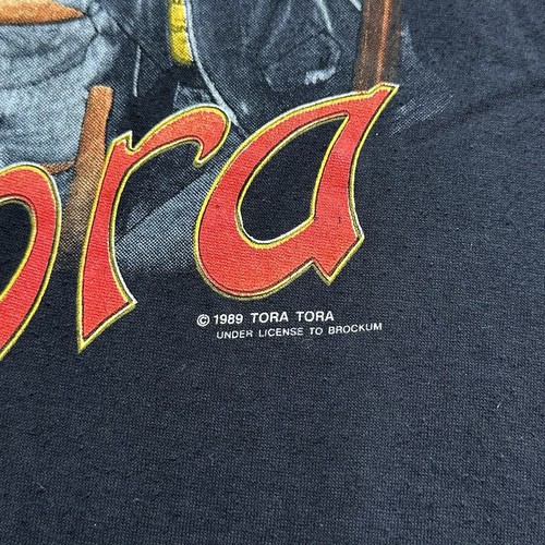 Camiseta De Colección 1989 Tora Tora Ataque Sorpresa L Doble Cara Original Rock EE. UU. - Imagen 6 de 13