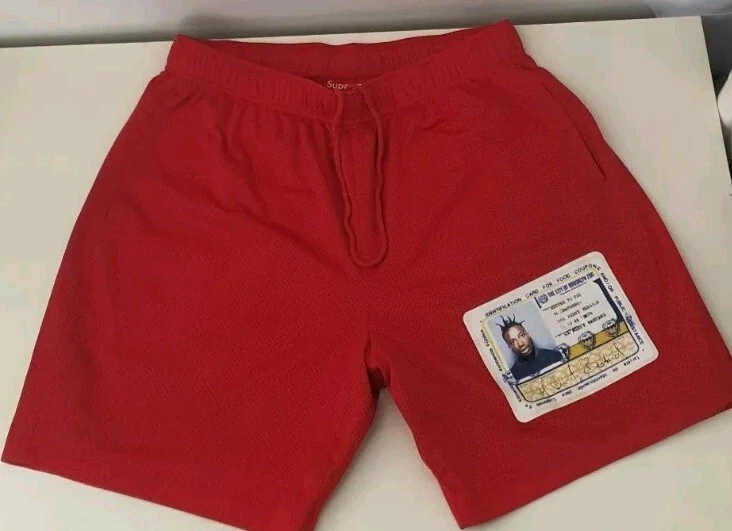 SS19 Supreme Ol' Dirty Bastard Kurz Rot Netz Shorts KLEINE GRÖSSE S
