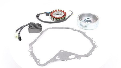 For 2003-2008 Arctic Cat 400 Manual Flywheel Rotor + Stator + Regulator + Gasket - Video 1 of 1