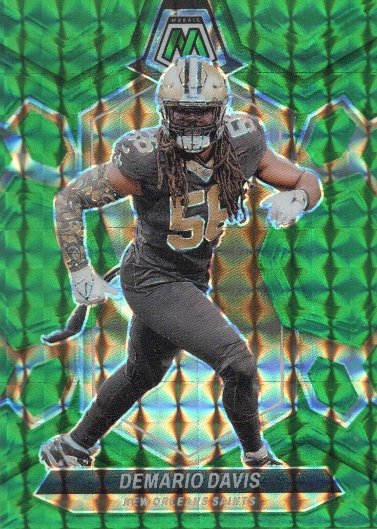 2024 PANINI MOSAIC PRIZM GREEN DEMARIO DAVIS #160 PRIZM