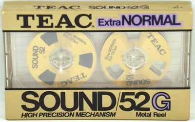 One New Sealed TEAC Sound 52G Type IV Metal Real Cassettes Tapes Made in Japan