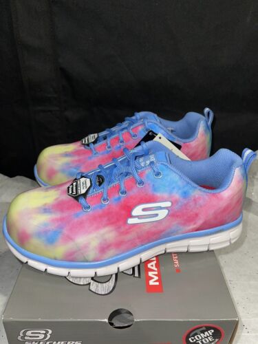 Woman's Sneakers & Athletic Shoes SKECHERS Work Sure Track Comp Toe Size 6 - 第 2/6 張圖片
