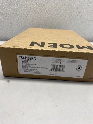 Moen Colinet 2 Handle Widespread High Arc Bathroom Faucet TS44102BG - Picture 3 of 9