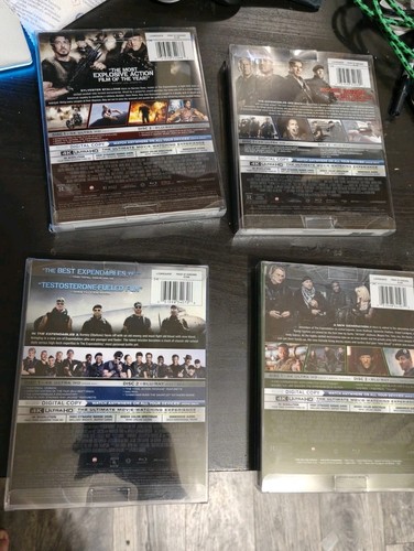 The Expendables 1-4 LIMITED EDITION STEELBOOK Best Buy Set! 4k Blu ray - Picture 2 of 2