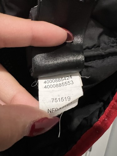 The North Face Full Zip Jacket Toddler Red/Black Size 4T Thermalball Eco Hooded - Picture 9 of 9