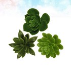  Set of 2 Succulenten Kuenstlich Künstlich Künstliches Sukkulentendekor