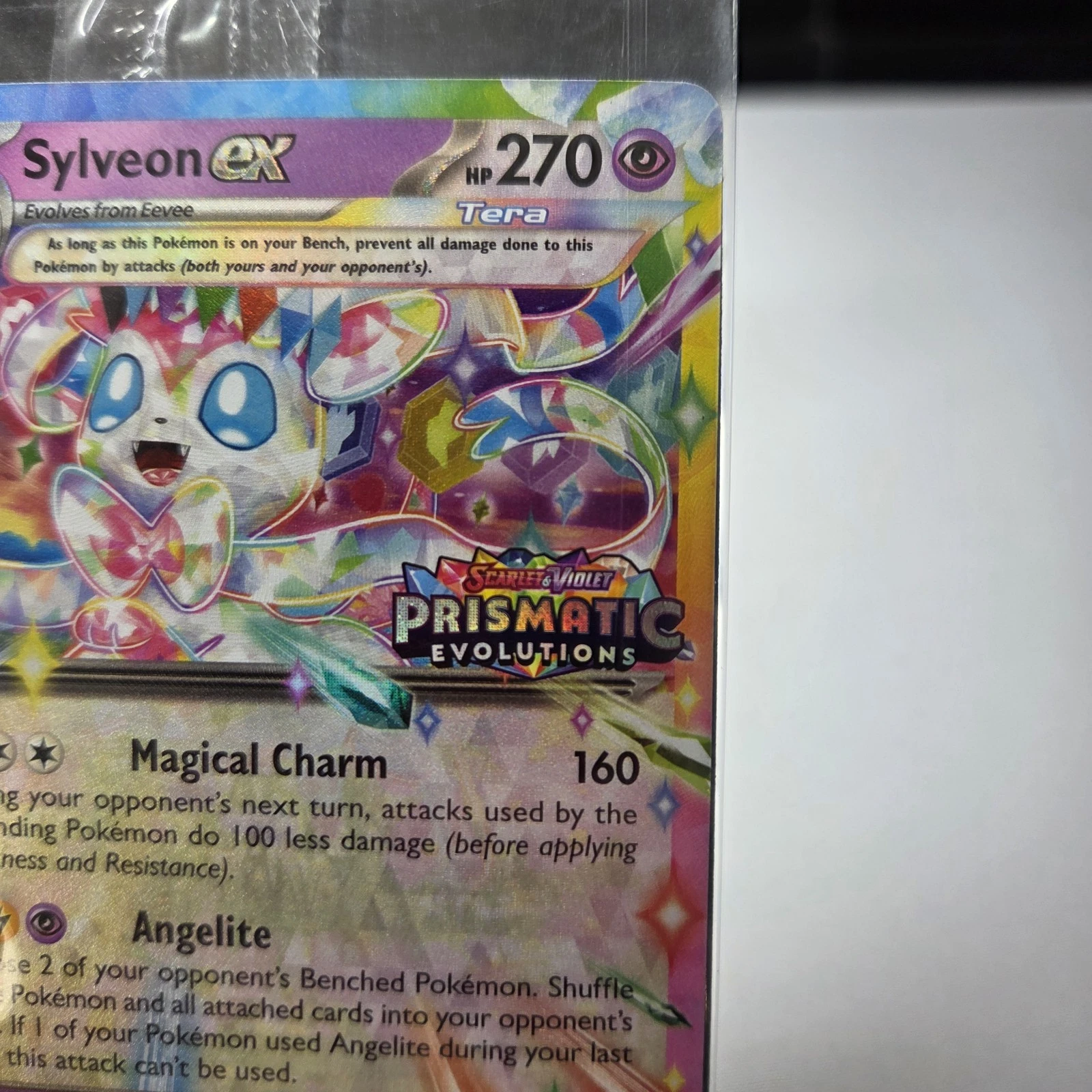 Sealed Sylveon ex Prismatic Evolutions Stamped Promo PRE 041/131 - product detail image 2