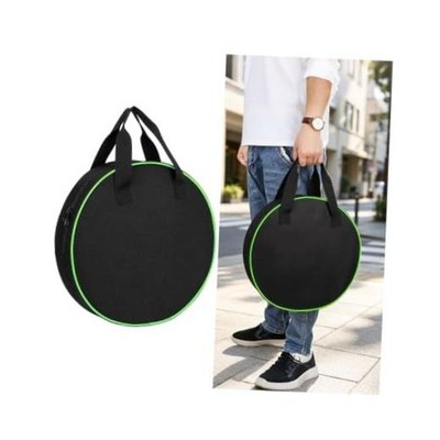 16'' Round Car Cable Organizer Bag, Waterproof, Oxford Cloth Green