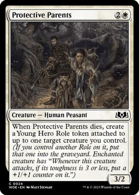 Protective Parents - WOE MTG - Light Play