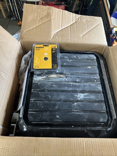 Project Source 4,5 Zoll Klinge kabelgebunden Nassfliesensäge 14,1 Zoll x 13 Zoll Dewalt Klinge - Bild 1 von 3