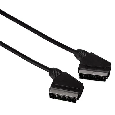 Hama Scart-Kabel 1,5m Knickschutz Audio-Video-Übertragung für TV Videorecorder - Bild 1 von 4