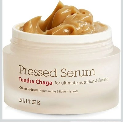 BLITHE Pressed Serum Chaga Mushroom - Advanced Skin Tightening Cream 1.68oz.