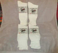 Vtg 100 Cotton Socks Mens 10-11 Therapeutic 12 Pairs Boot Natural USA Made NEW