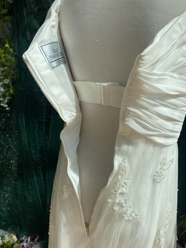 Grace Harrington Couture Floral Embroidered Beaded Wedding Gown UK 8 US 4 - Picture 24 of 24